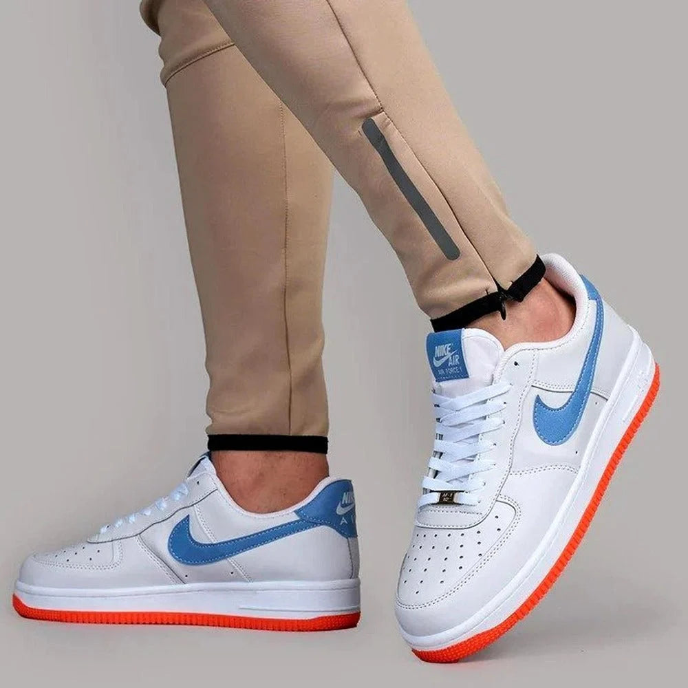 Premium White Sneakers  - American flair with 50% OFF
